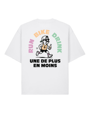 T-shirt unisexe épais oversize blanc