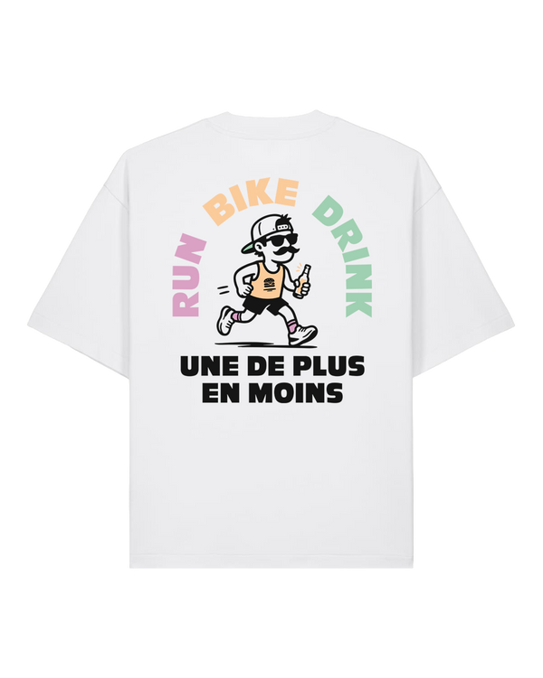 T-shirt unisexe épais oversize blanc