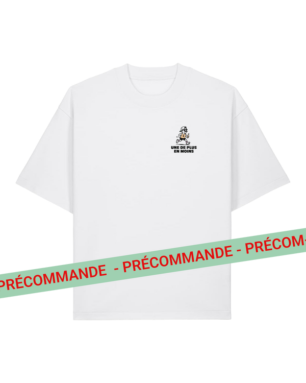 T-shirt unisexe épais oversize blanc