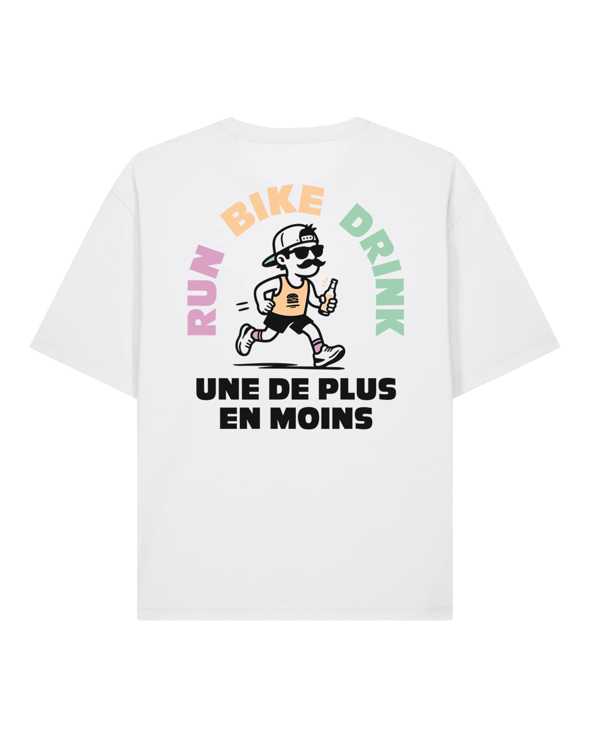 T-shirt unisexe coupe relax blanc