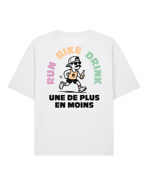 T-shirt unisexe coupe relax blanc