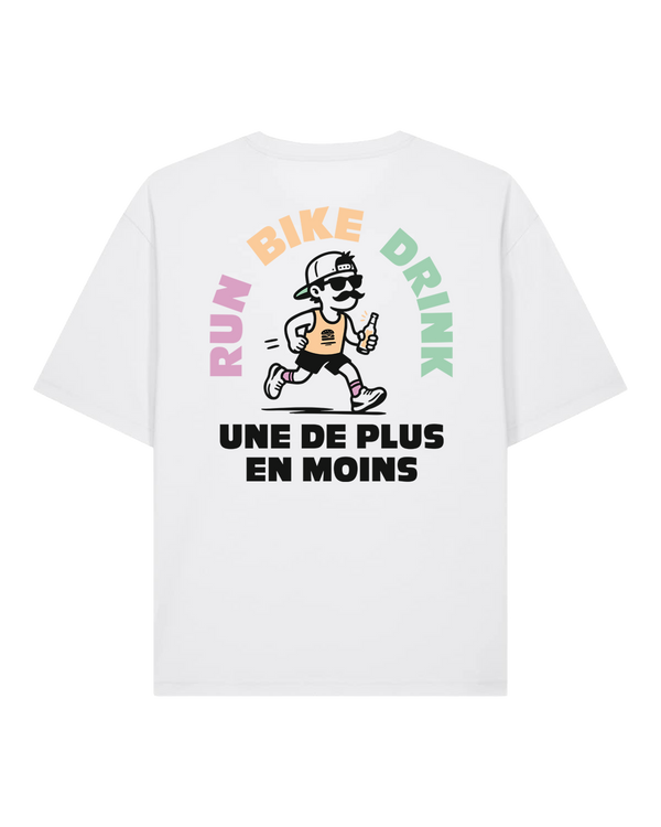 T-shirt unisexe coupe relax blanc
