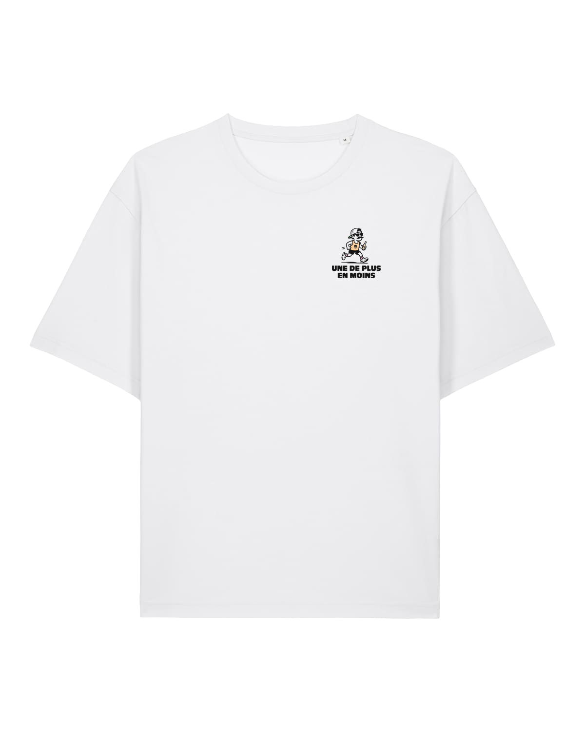 T-shirt unisexe coupe relax blanc