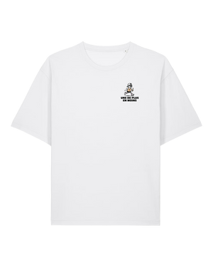 T-shirt unisexe coupe relax blanc