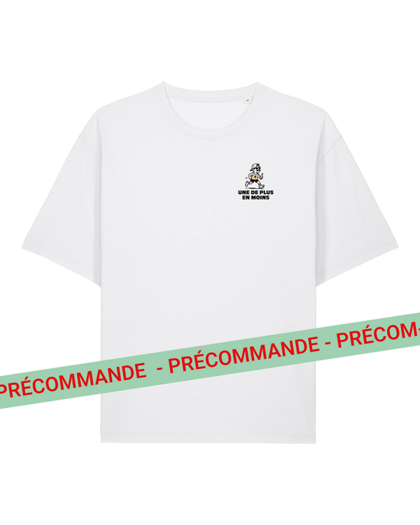 T-shirt unisexe coupe relax blanc