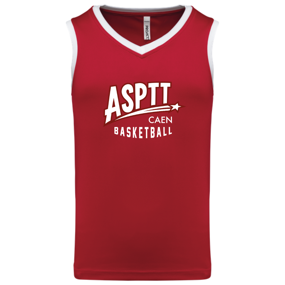 Maillot de basket rouge