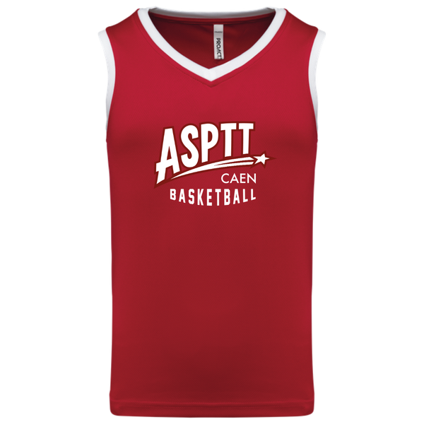 Maillot de basket rouge