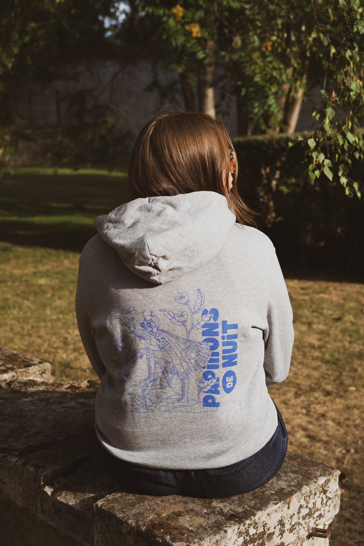 Sweat capuche gris