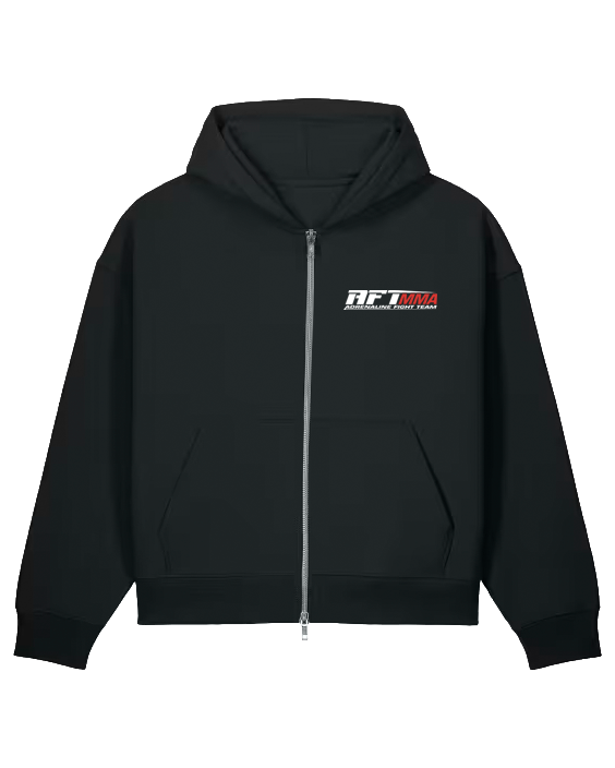 Pull zippé noir AFT