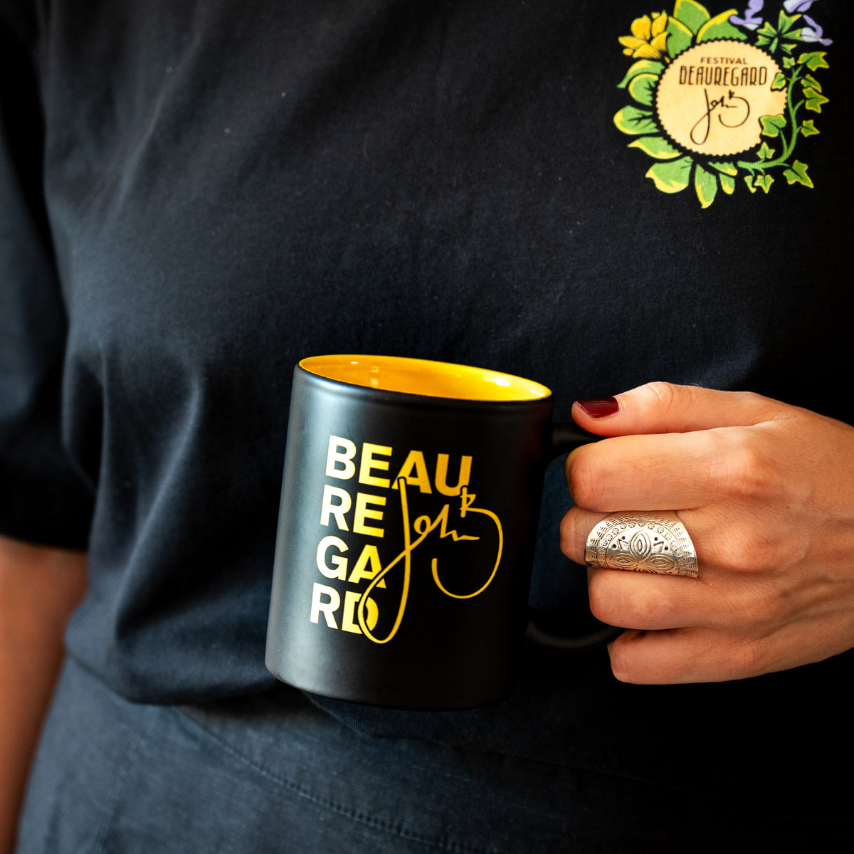 Mug gravé bicolore