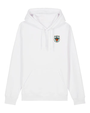 Sweatshirt à Capuche Blanc coeur AJSO