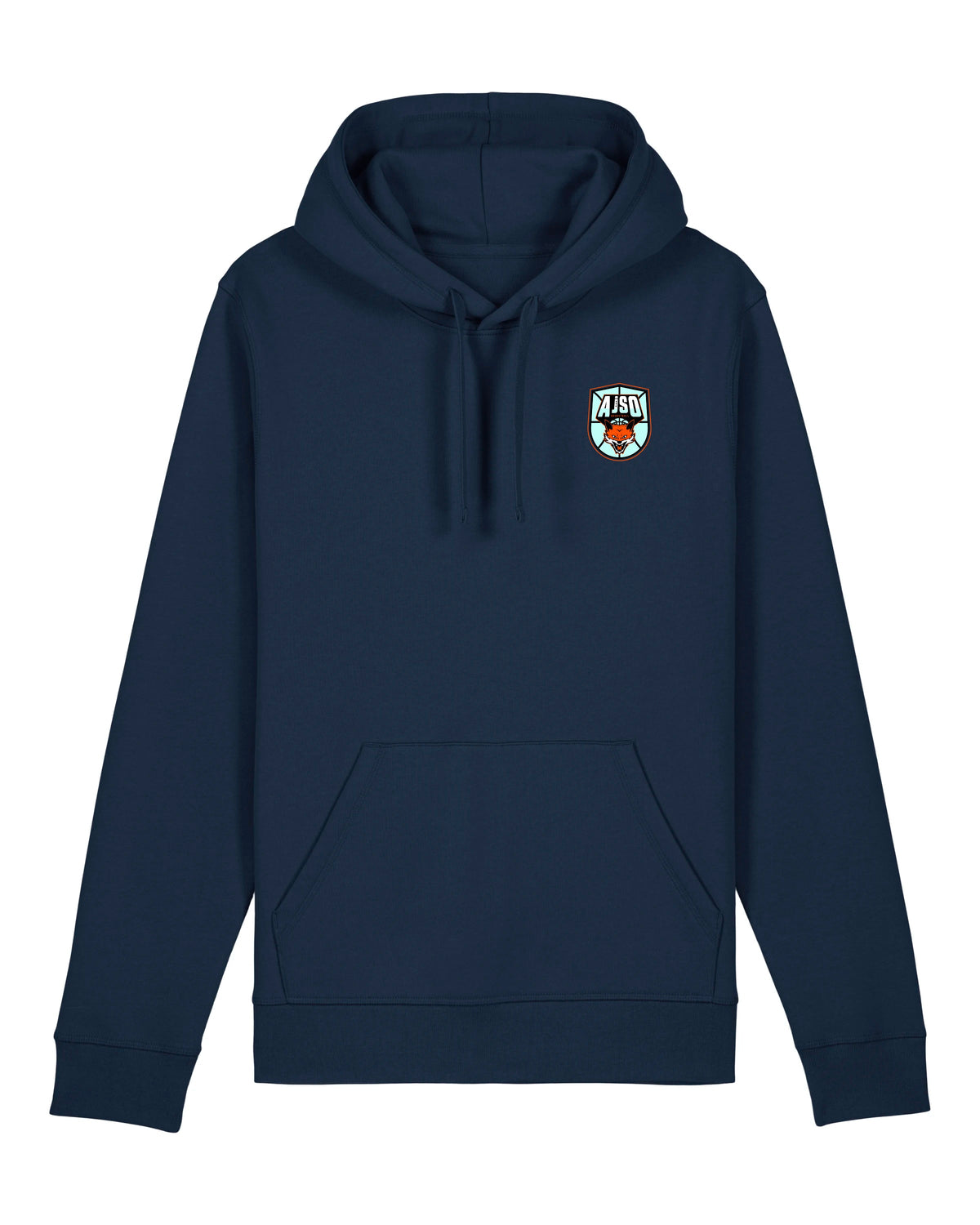 Sweatshirt à Capuche Bleu coeur AJSO