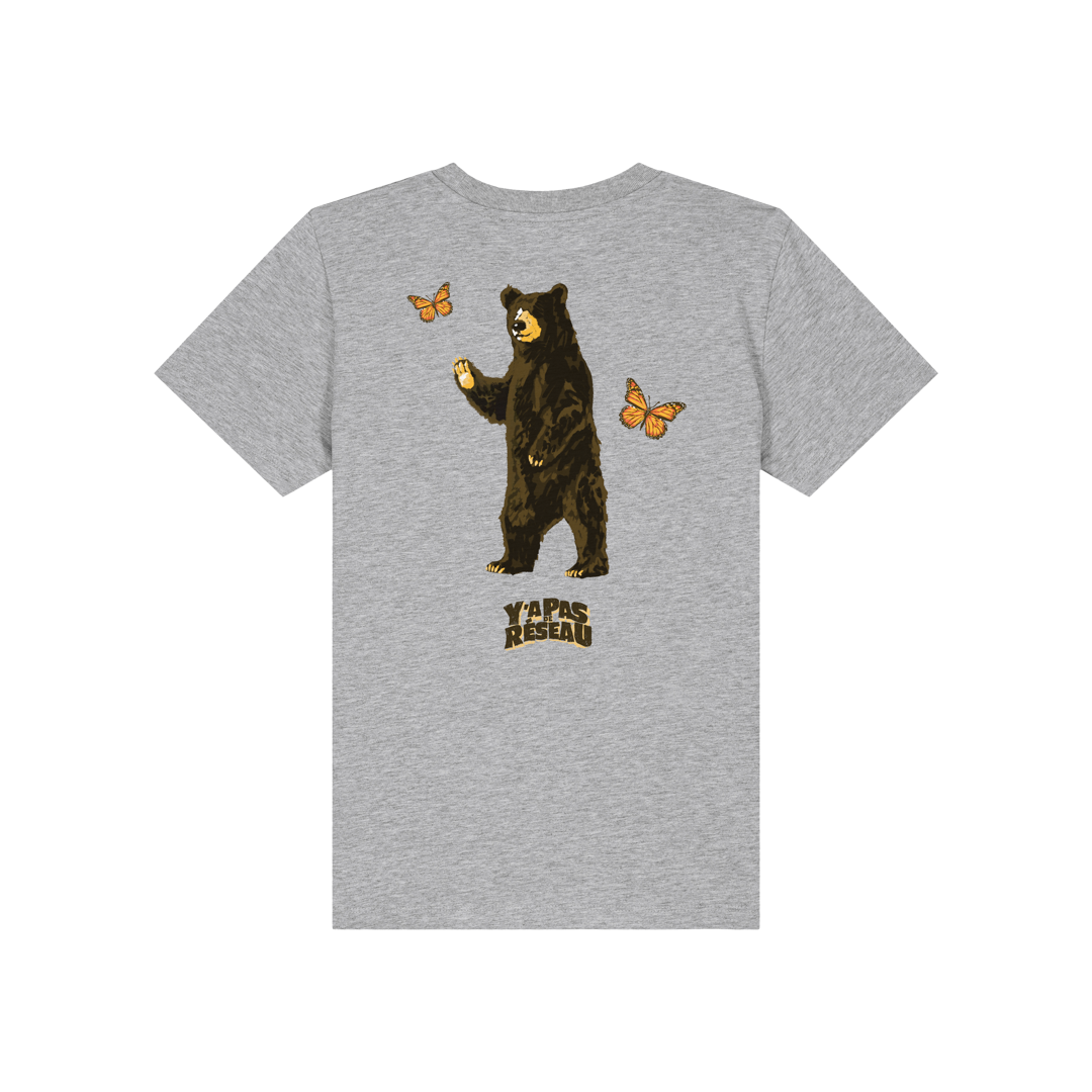 T-Shirt Ours Gris