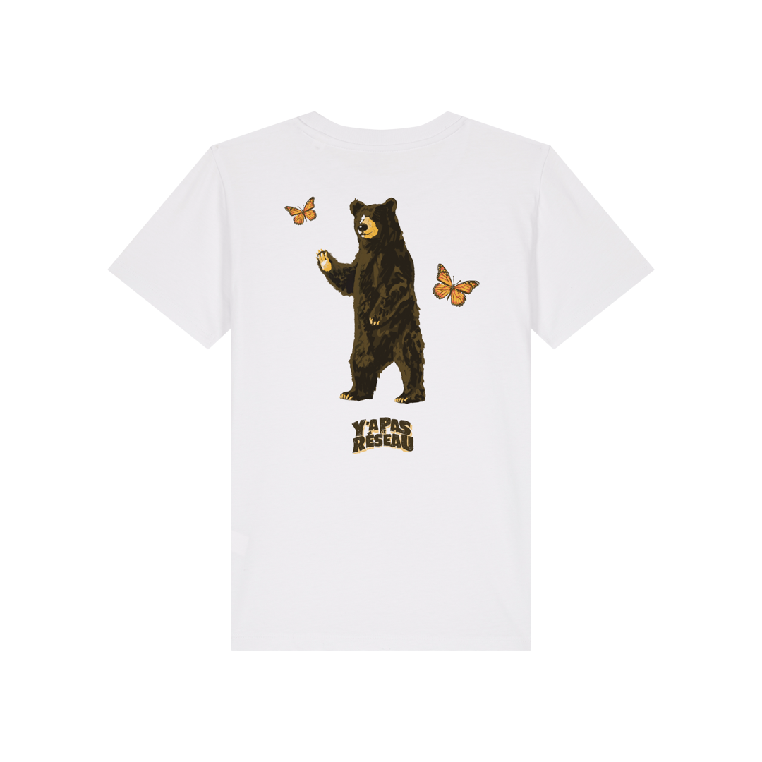 T-Shirt Ours Blanc