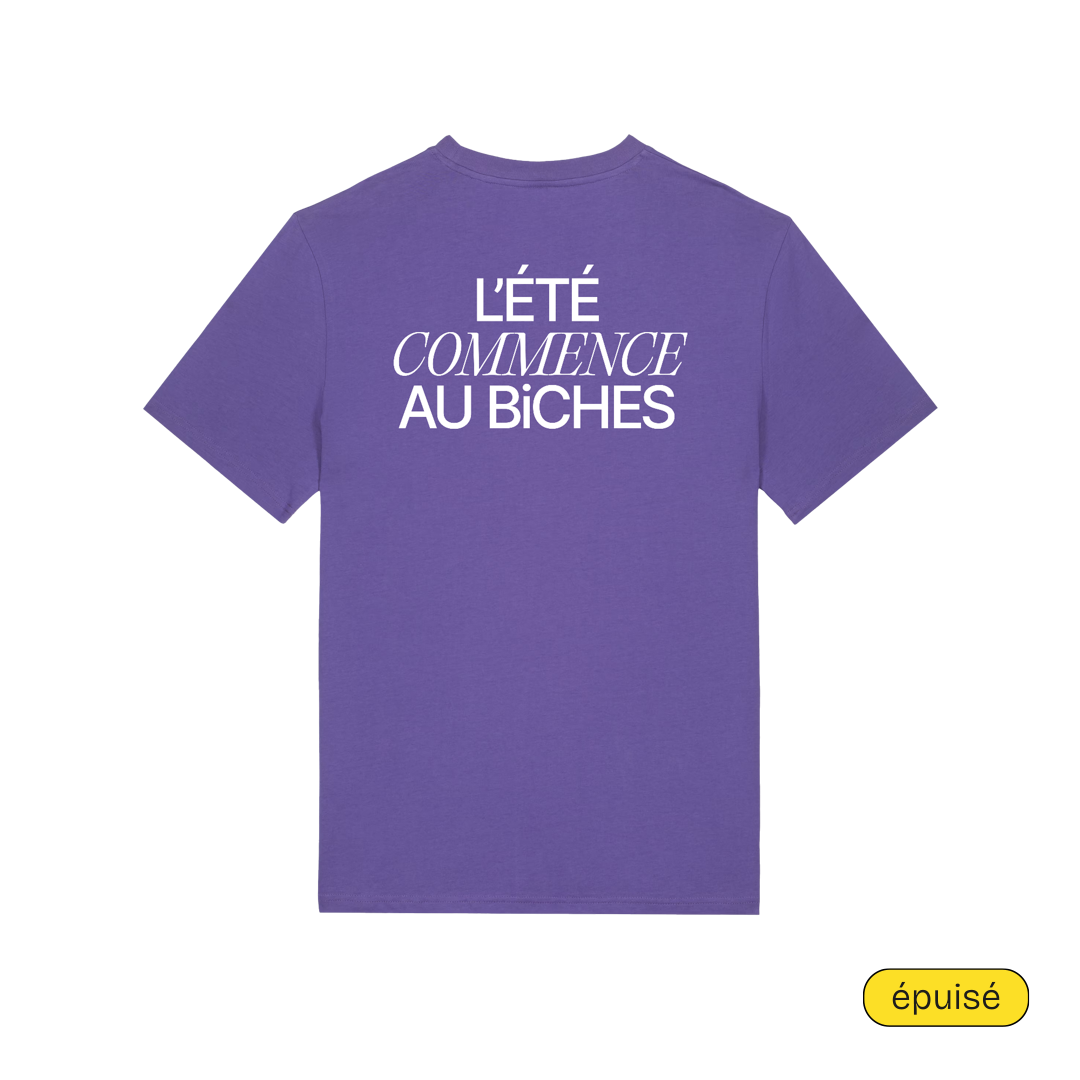 T-Shirt "L'été commence au Biches" 2024