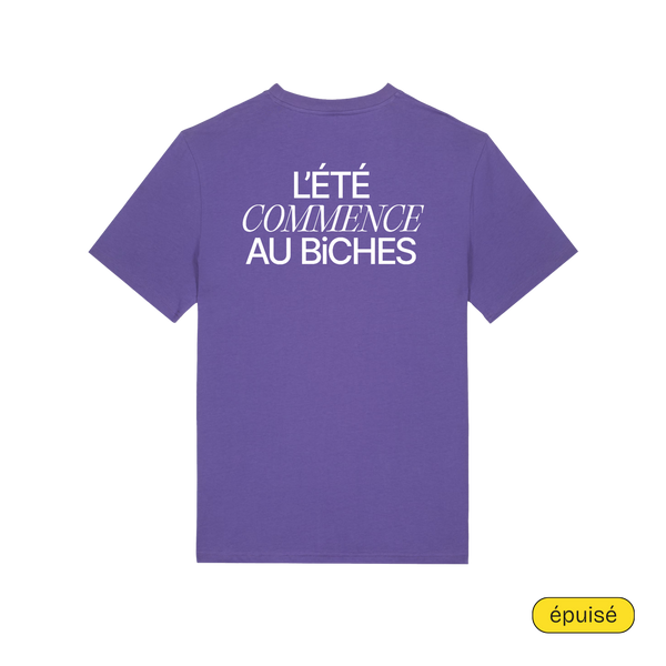 T-Shirt "L'été commence au Biches" 2024