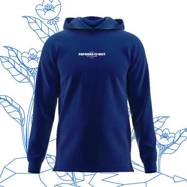 Sweat capuche bleu marine