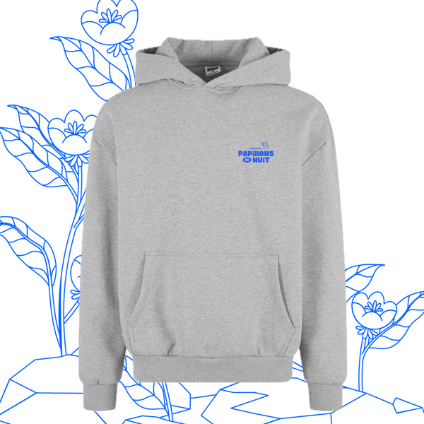 Sweat capuche gris