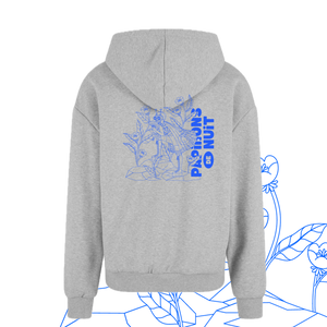 Sweat capuche gris