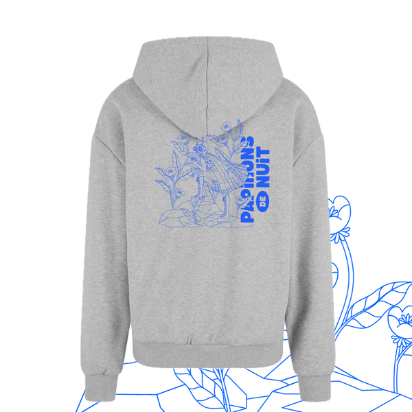 Sweat capuche gris