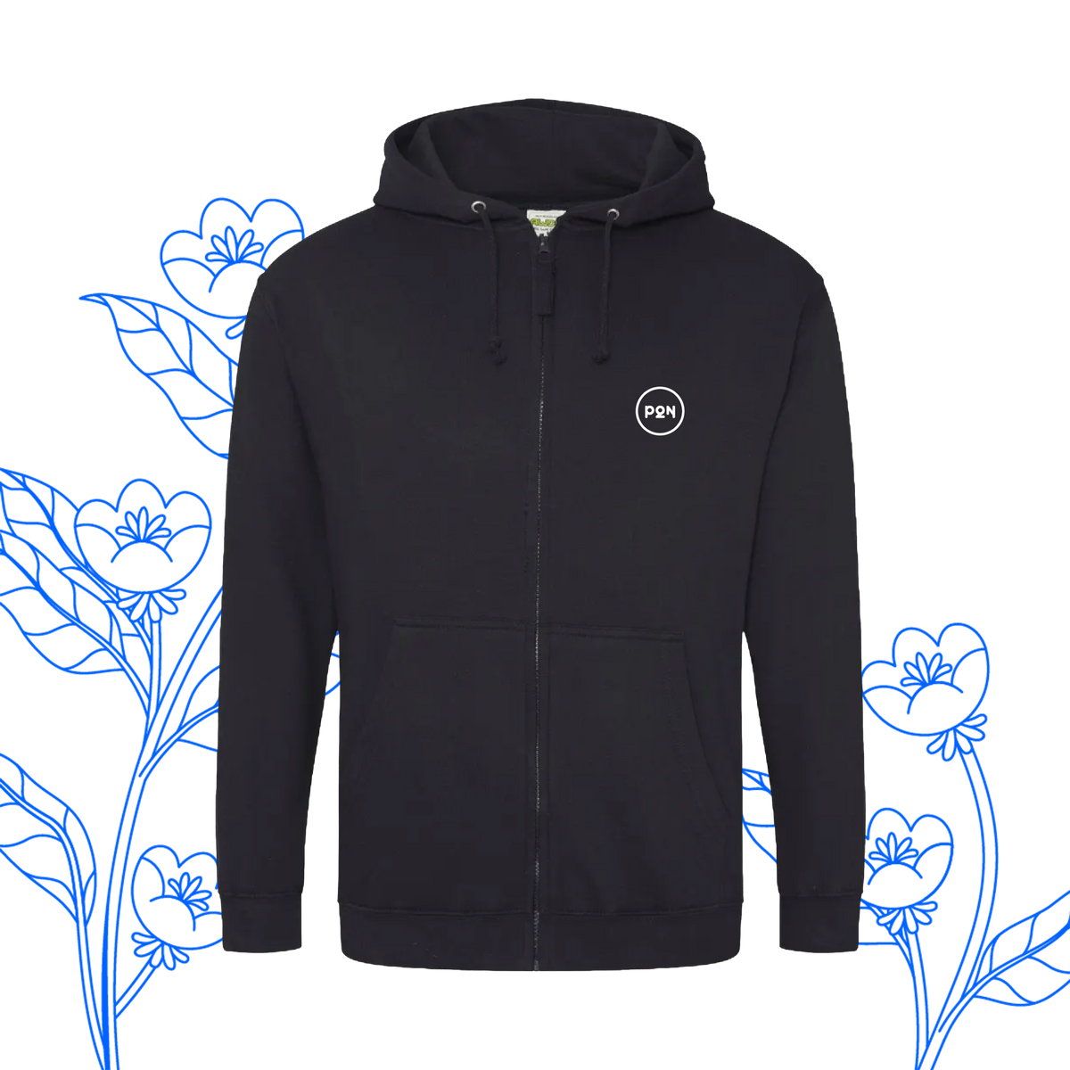 Zippé intemporel noir